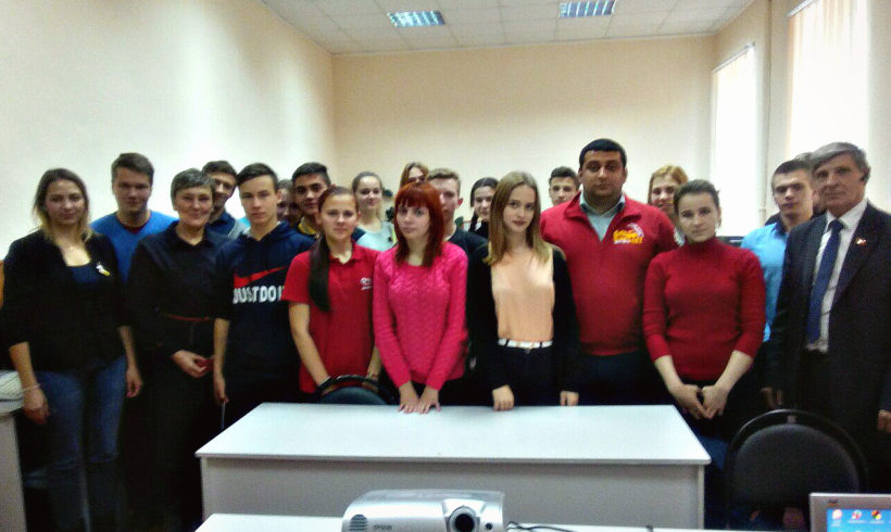 Встреча со студентами. Мещовск