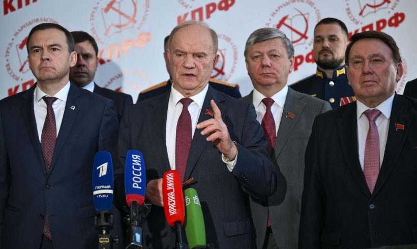 Пресс-подход в перерыве III (апрельского) совместного Пленума ЦК и ЦКРК КПРФ